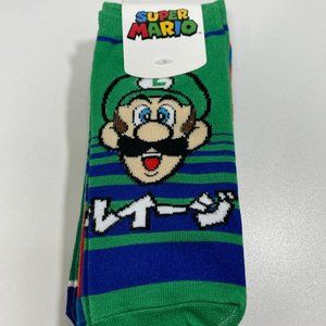 Super Mario Luigi Unisex Game Inspired 5 Pair Mix and Match Ankle Socks